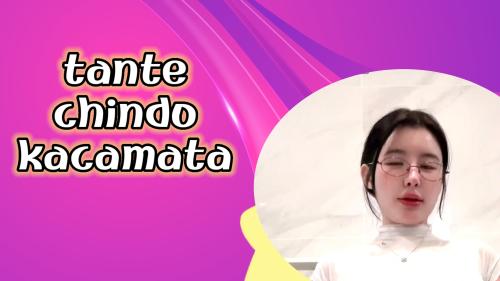 Tante chindo kacamata