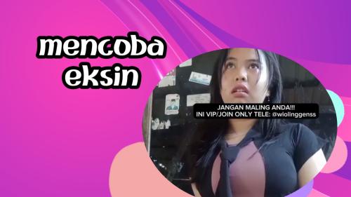 Mencoba eksib
