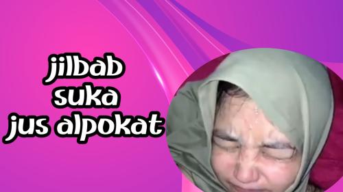 Jilbab suka jus alpokat