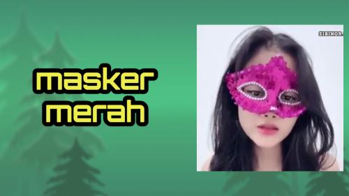 Masker merah